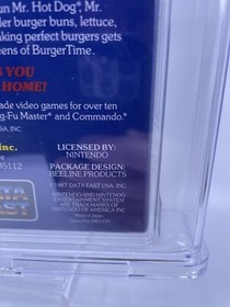 Nintendo NES Video Game - Burgertime / Sealed Graded 8.5 Wata H-seam