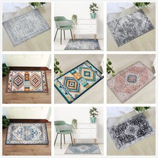 2 PCS Clearance Doormat Machine Washable Easy to Clean Kitchen Rug Soft Bath Mat