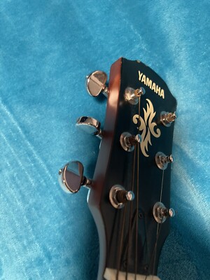 Black Yamaha APX-4A Acoustic Electric Guitar Missing 1 String | eBay