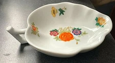 VINTAGE Takahashi San Francisco-Leaf & Stem Trinket Tray-Japan-6.25" X 4.25"-EUC