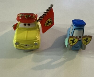 Disney Pixar Cars Guido & Luigi Ferrari Fans-World of Cars-Guido