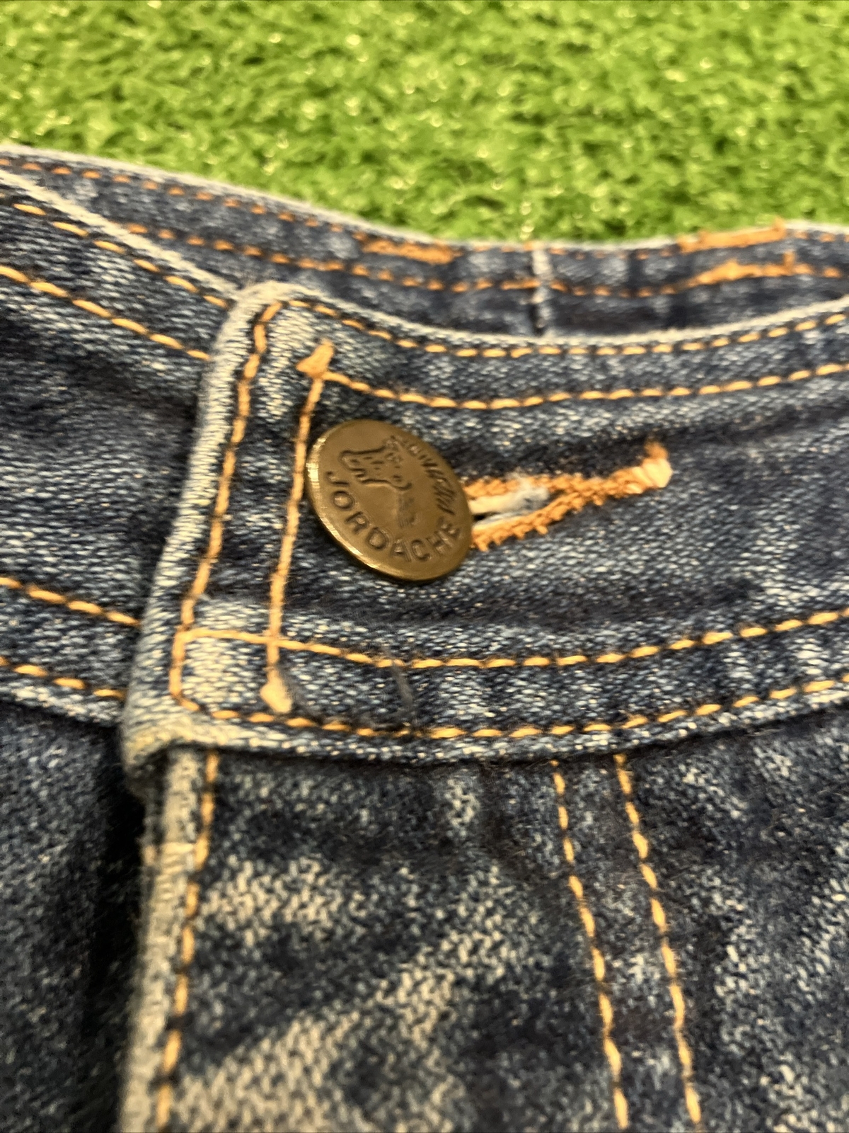 Vintage 80s Jordache 30x33 Blue Denim Horse Head High Rise Jeans Women