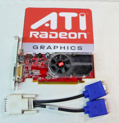 PCIe x16 ATI Radeon X1300 Dual Display 256MB (includes Dual VGA cable)S-VID