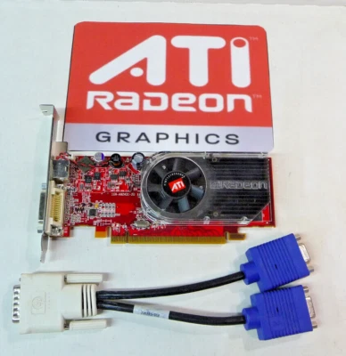 PCIe x16 ATI Radeon X1300 Dual Display 256MB (includes Dual VGA cable)S-VID - Image 1 of 4