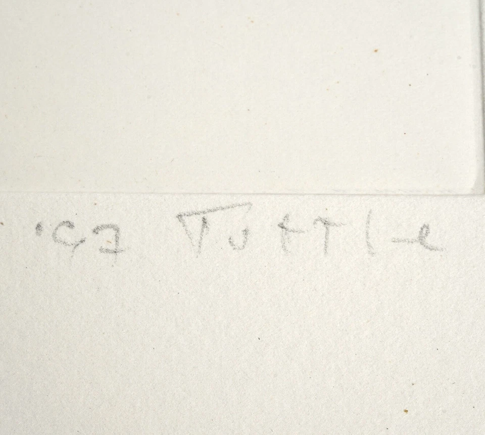 Richard Tuttle 'Surface' Firmado 1997 Original Color Fotograbado - 34 ¡Disponibles! Foto 3 de 4