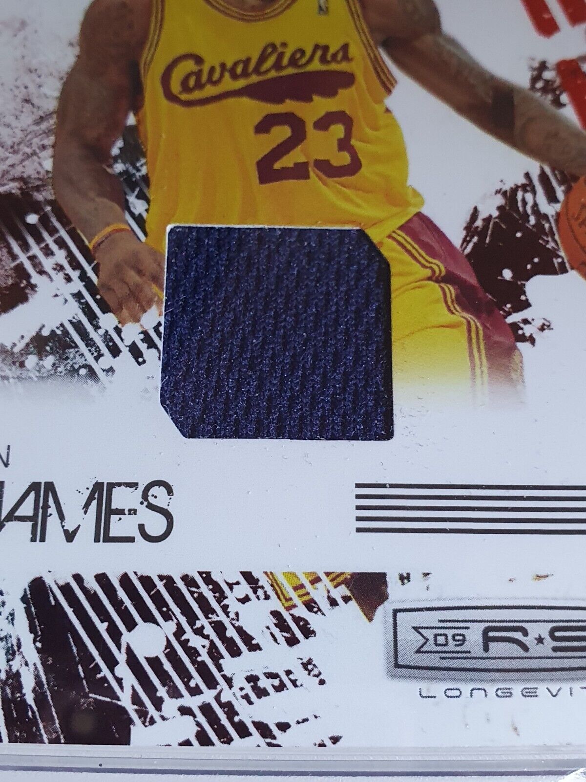 2009 Rookies & Stars LeBron James #PATCH /250 Game Worn Jersey - PSA 9 (POP 3) view 2
