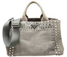 PRADA CANAPA Canapa Tote Bag 2WAY Shoulder Ba...