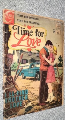 TIME FOR LOVE #2 (2.0-2.5) I LL FIND ANOTHER LOVE/1969 CHARLTON COMICS
