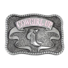 Cowgirl Belt Buckle Western Cowboy Native American CGL-02