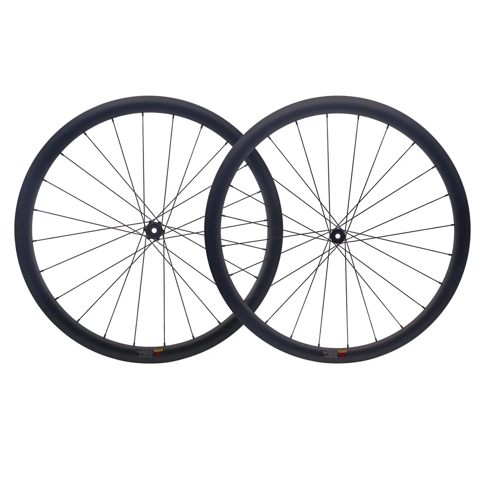 700C Rennrad Radsatz Carbonscheibe Bremsfelge Mittelschloss 36T Nabenräder - - Bild 3 von 4