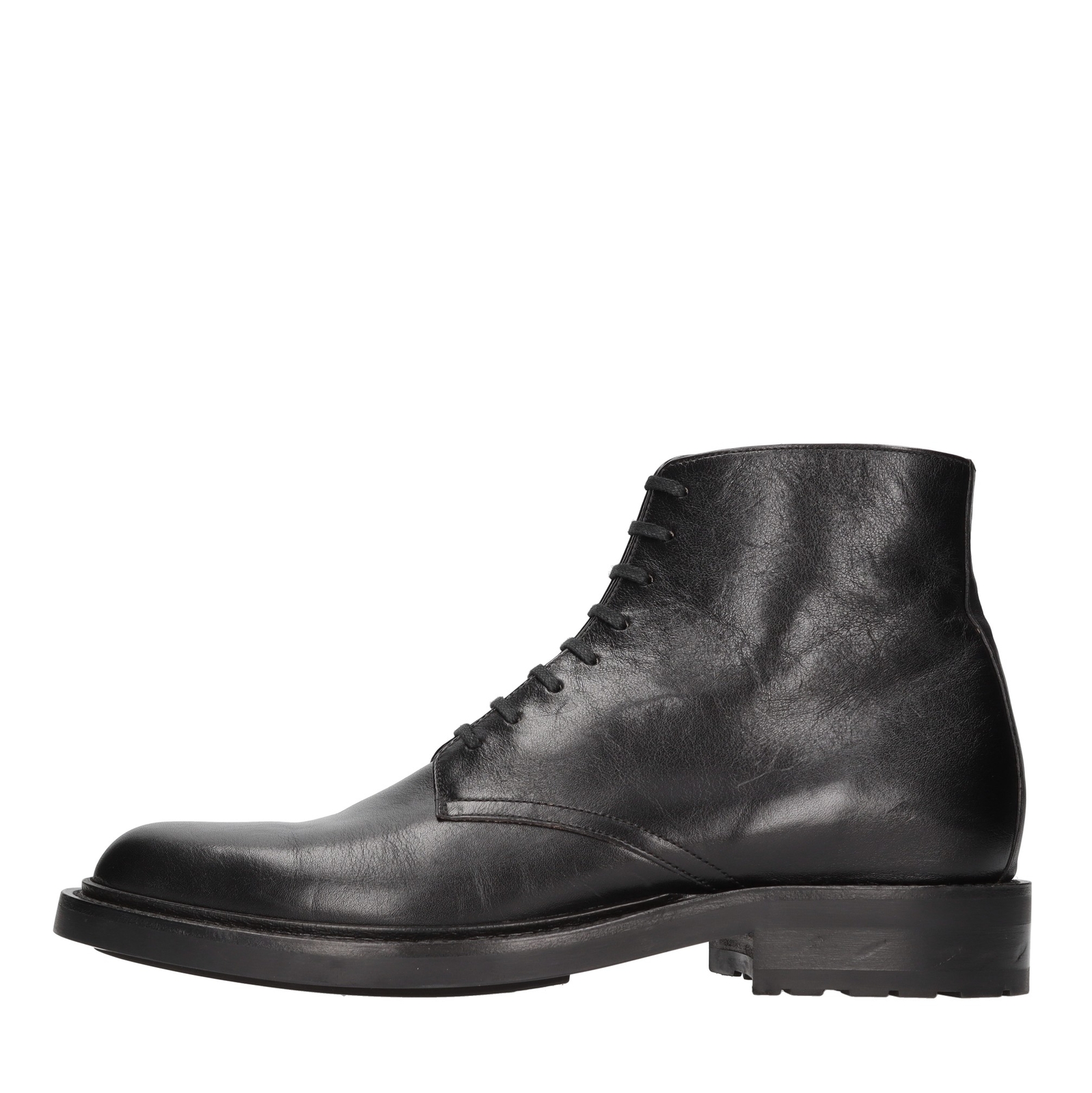 581863 00E00 1000 Stivaletti e scarponcini SAINT LAURENT Uomo Nero Amt02_sain