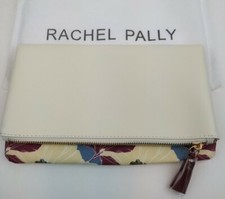 Rachel Pally Retro Tropical Hibiscus Zippered Tech Sleeve/ Foldover Clutch NWOT