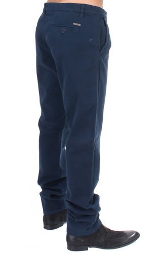 Pantalon Décontracté Homme Gianfranco Ferre Bleu Marine - Taille US 38 (IT 54), Neuf