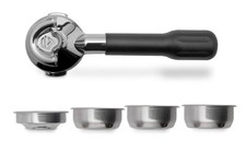 Lelit Portafiltro PLA572S LELIT 2 Vie in Metallo con Manico Classico Nero Opaco