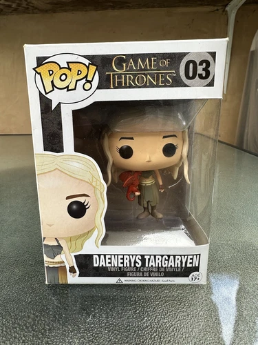 Funko POP GOT Game of Thrones #03 - Daenerys Targaryen - Vinyl Figure RED Dragon
