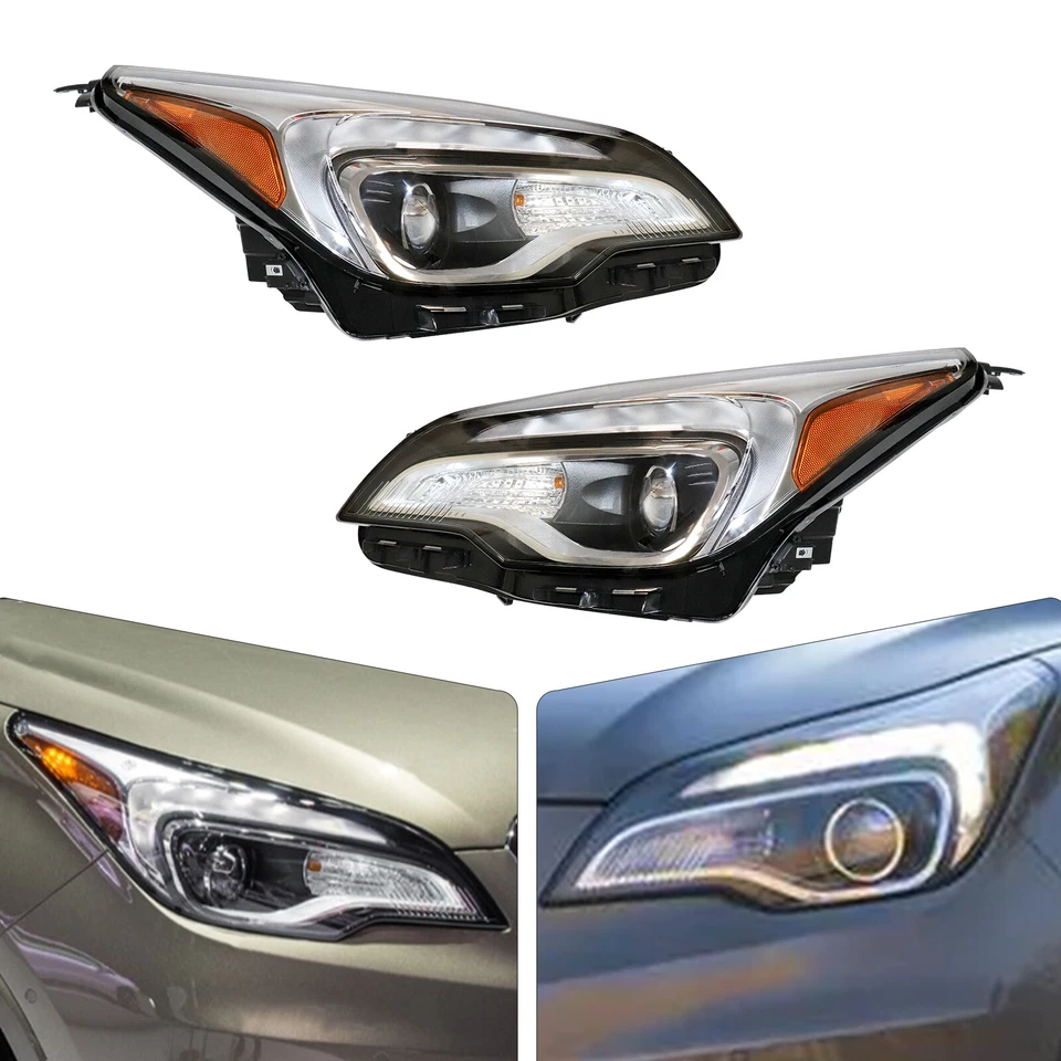 For Buick Envision 2016 2017 2018 1 Pair Headlamp Left+Right Headlight Assembly Foto 2 de 4