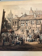 Samuel Prout Le Place De La Pucelle R Bowyer Aquatint 1825
