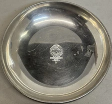 DuPont Nemours & Co Kirk Stieff Pewter Trinket Bowl P16-23 Rare