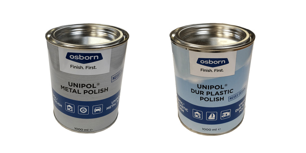 Osborn Unipol barattolo da 1 Kg per metalli + barattolo 1 Kg per plastiche