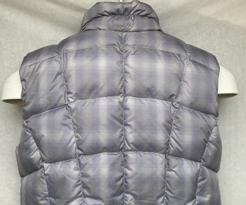 Eddie Bauer EB650 Down Puffer Vest Classic Plaid Thistle Women's XS NWT - Picture 7 of 13