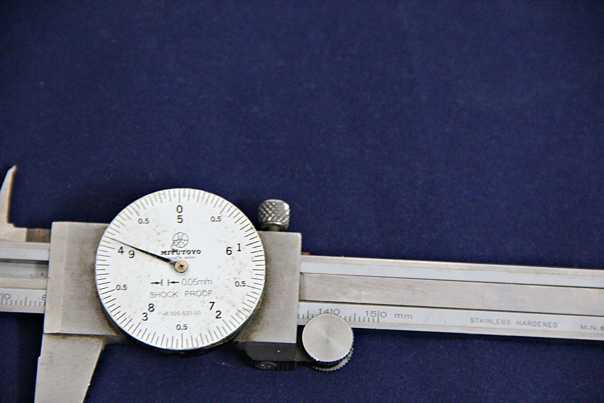 Mitutoyo ダイヤルノギス 505-633 15mm（ミツトヨ Mitutoyo 狭 