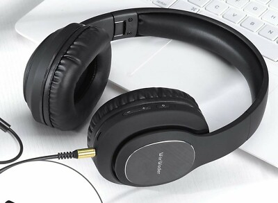 WorWoder wireless Bluetooth Headphones [50 Hrs Playtime] built in mic  689853432277 UK