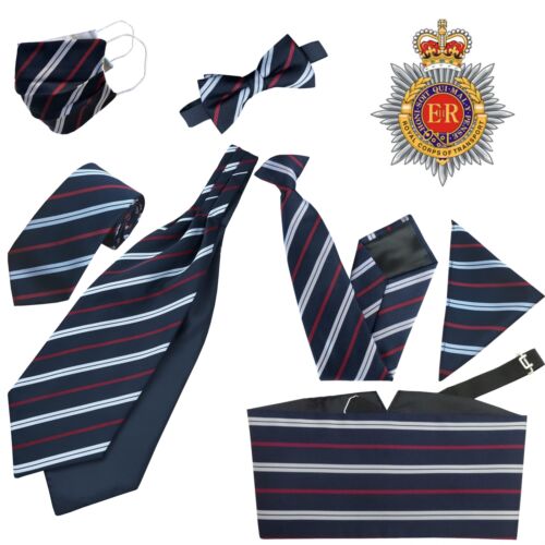 Arco de corbata Royal Corps of Transport regimental con clip Cummerbund RCoT - Imagen 1 de 8