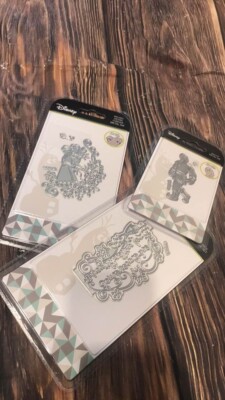 Disney Frozen Metal Dies Stamps Crafting Lot of 3 Sisters Kristoff NEW