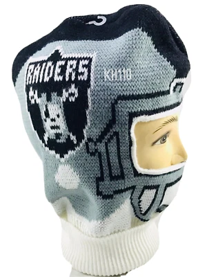 GAME FACE INC Oakland Raiders Knit Helmet Style Ski Mask/Face Mask