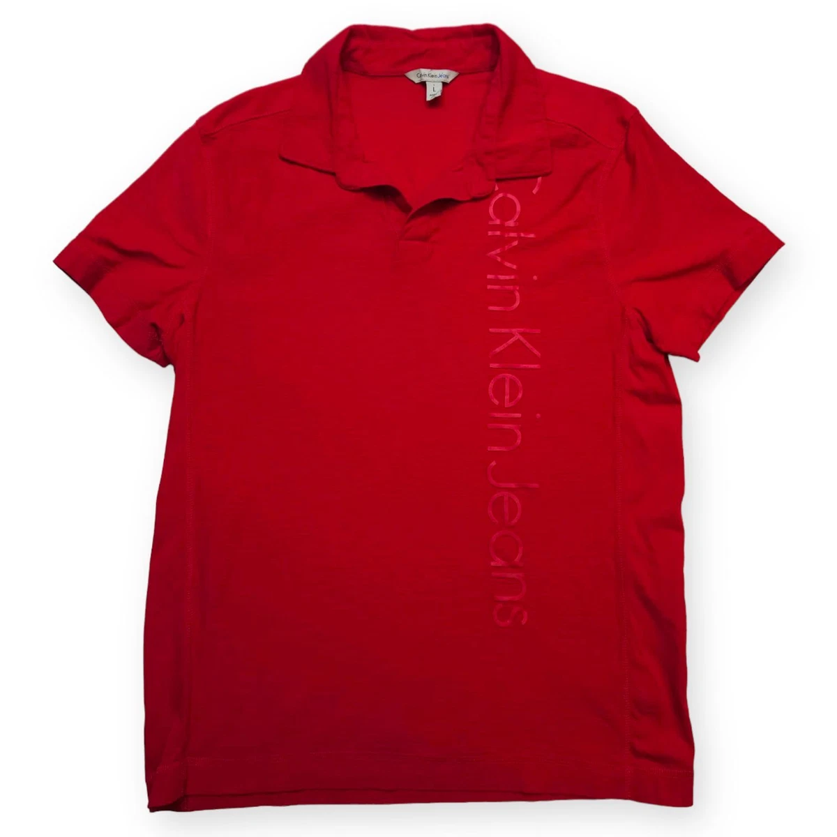 Calvin klein collar t shirt sale