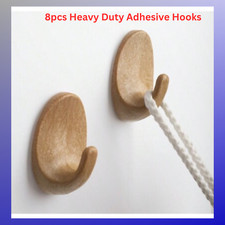 Heavy Duty Adhesive Hooks No Drill, Waterproof Wall Mount For Bathroom
