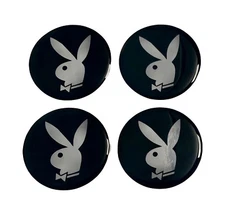 Play Boy center cap Wheels Emblems Decals Steering Wheel Door Panels trim etc,