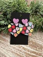 Valentine's Day Heart Love Dangle Earrings