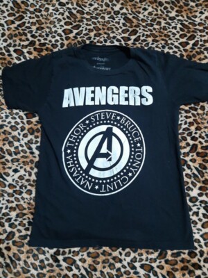 Avengers - Ramones Logo T - Shirt schwarz Größe: Small Punkrock