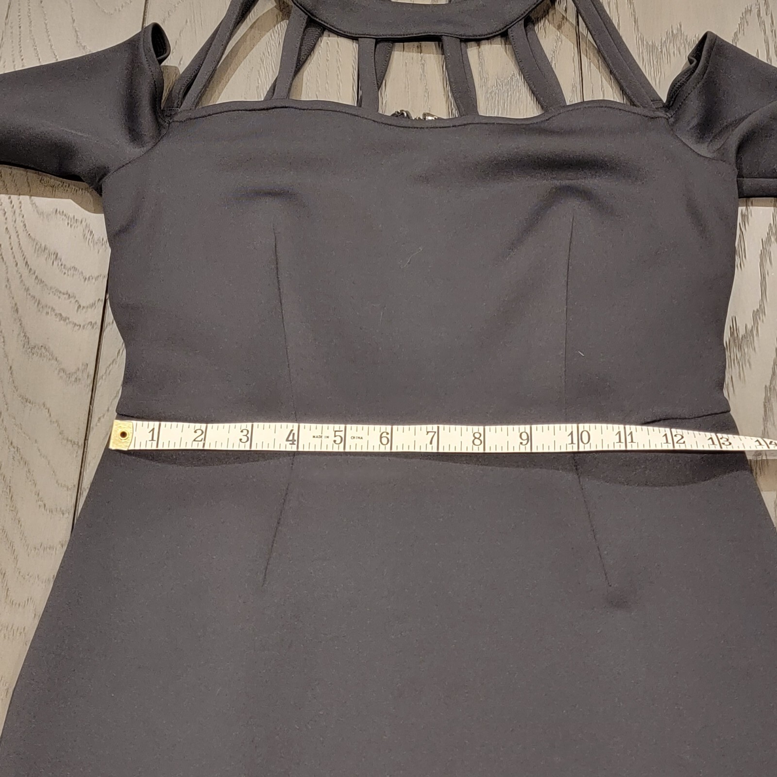 Bold Elements Black Cut Out Exposed Shoulder Stre… - image 10