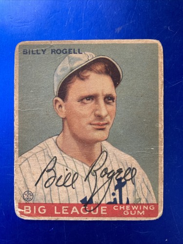 Billy Rogell #11 card