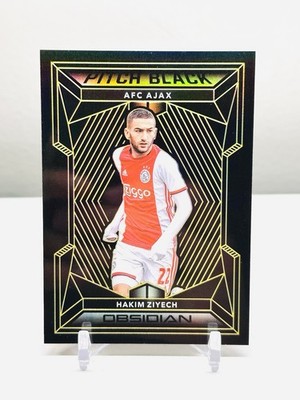 2019-20 Panini Obsidian Pitch Black Electric Etch Gold /15 Hakim Ziyech SSP
