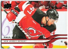 2025-26 Upper Deck Series 1 Holiday SP Green Foil #102 Paul Cotter New Jersey