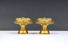 Ø25,  2 anciens Boutons de Meuble en Bronze,Poignée,Porte,Tiroir,style Louis XVI