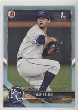 2018 Bowman Prospects Sky Blue 221/499 Jake Kalish #BP77 1o3