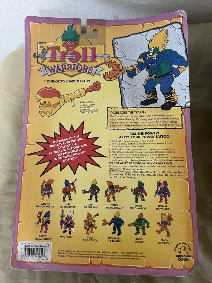 Nuevas figuras de acción Tyco 1992 Troll Warriors vintage  Foto 2 de 4