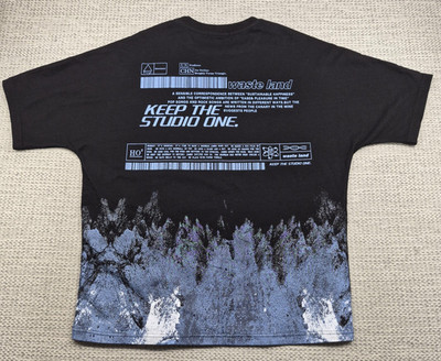 VAMTAC Shirt Mens 2XL Black Wasteland Keep The Studio One Graphic Tee Streetwear