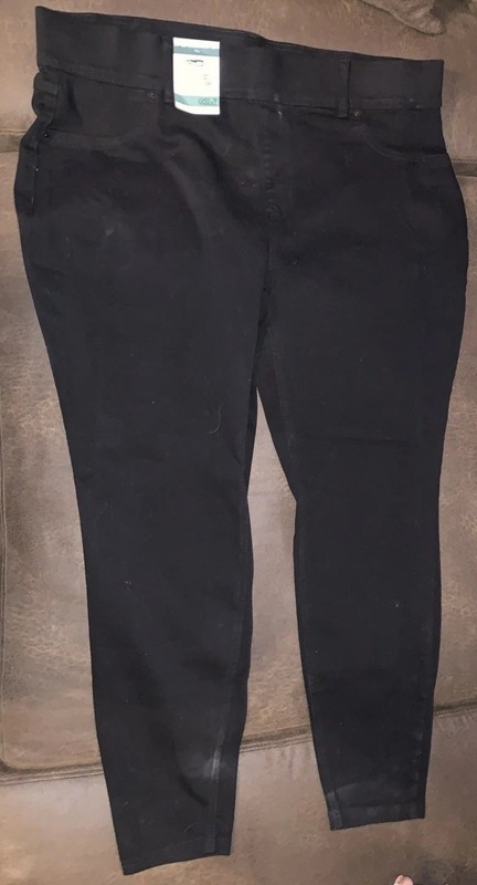 Terra & Sky Woman’s Black Work Pants Brand New Size 2X (20W-22W)