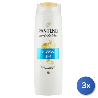 3X Pantene 3En1 Shampooing 250 Ml. Classique - Photo 1/3