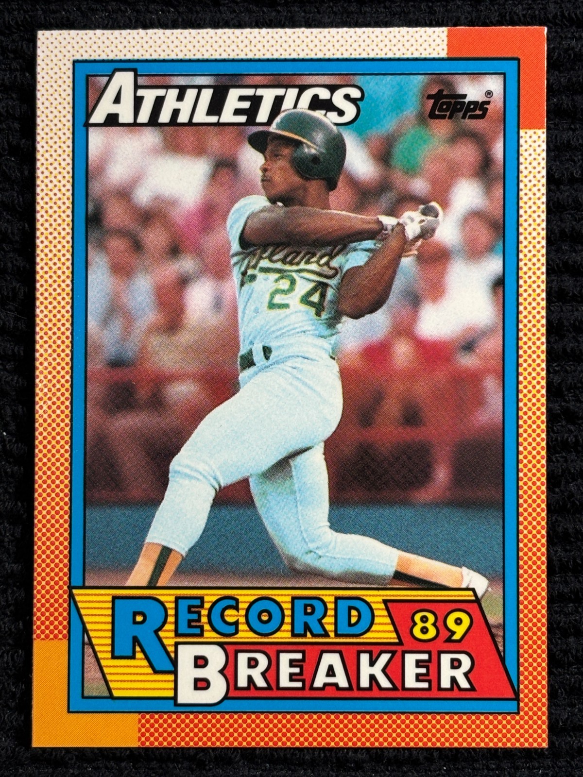 Rickey Henderson #7 (Baseball Cards 1990 Topps Tiffany) — is it worth grading?