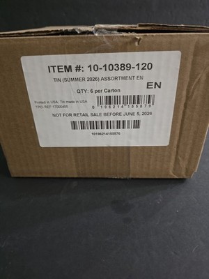 Pokemon TCG Mega Moonlit TIN CASE Factory Sealed 6x Tin Boxes