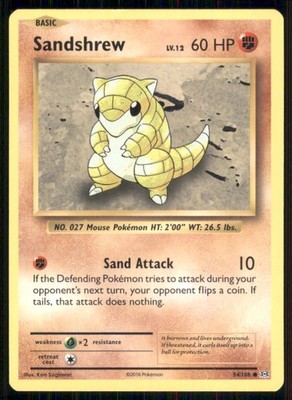 XY - Evolutions #54/108 Sandshrew