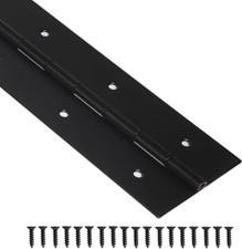 Piano Hinge 48 Inch X 3 Inch, 0.060'' Thick 304 Stainless Steel with Holes Elect
