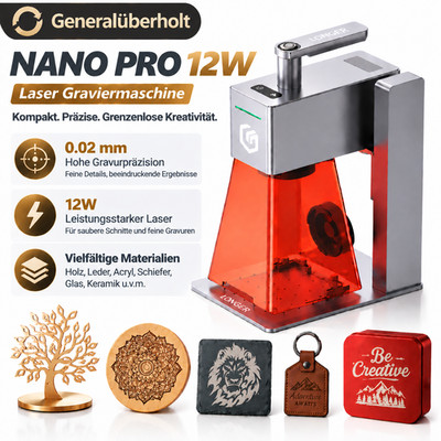 LONGER Nano pro Lasergraviermaschine, 12W Laser Engraver, B-Klasse, gebraucht  