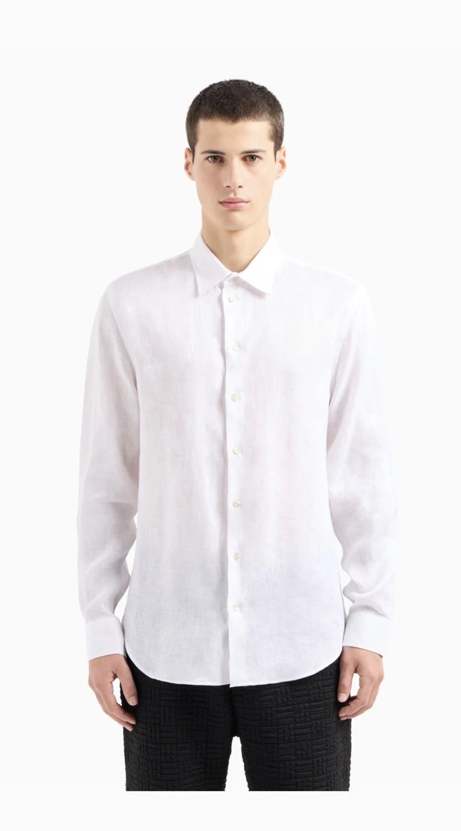 Giorgio Armani Linen Dress Shirts for Men for sale | eBay